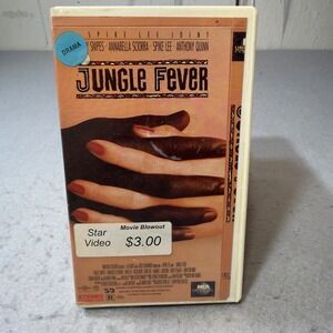 Jungle Fever VHS Spike Lee Wesley Snipes Samuel L Jackson MCA Universal 1992 R